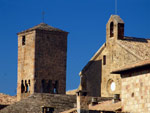 Detalle de torre y campanario