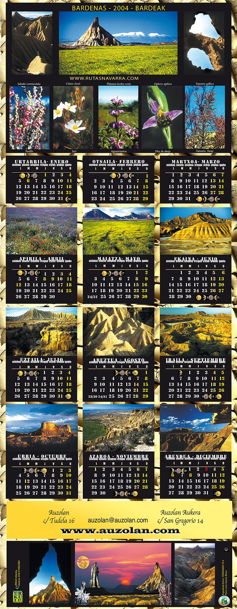Calendario 2004