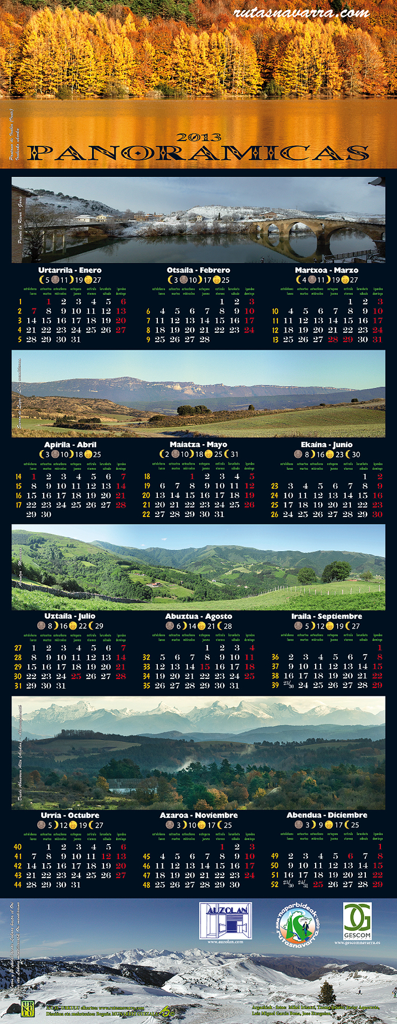 Calendario 2013