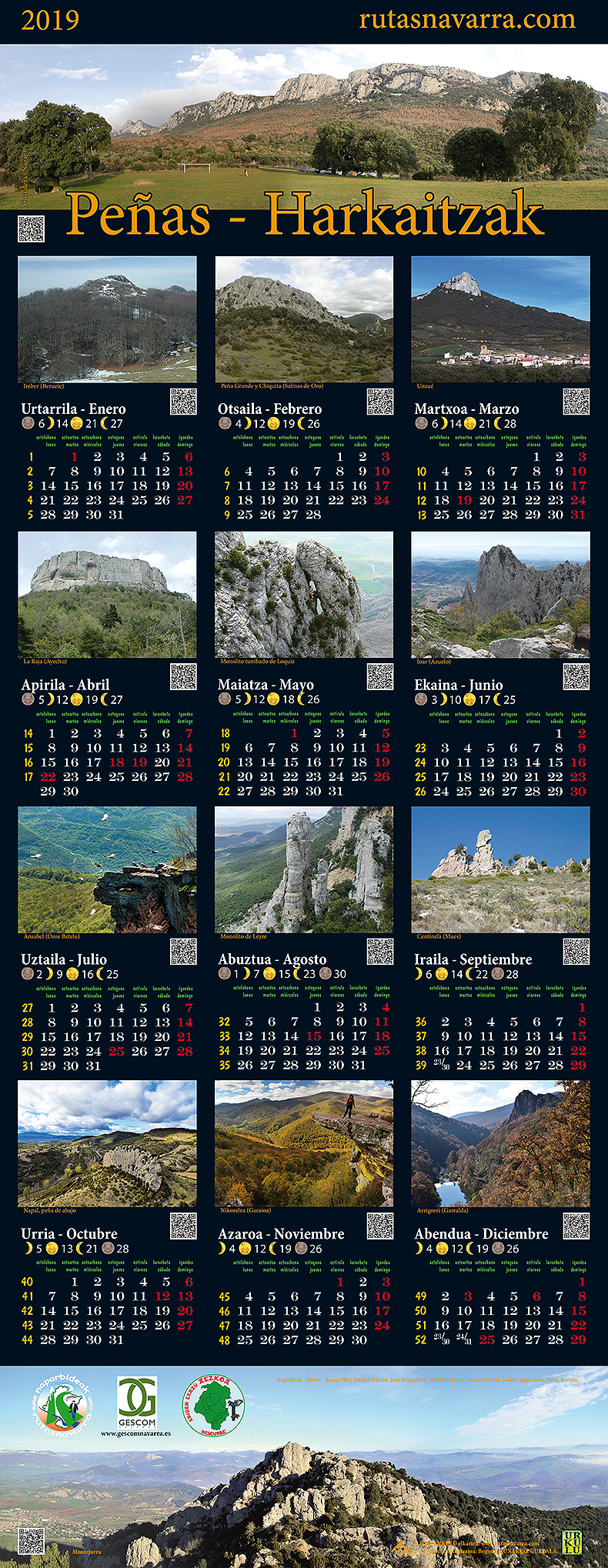 Calendario 2019