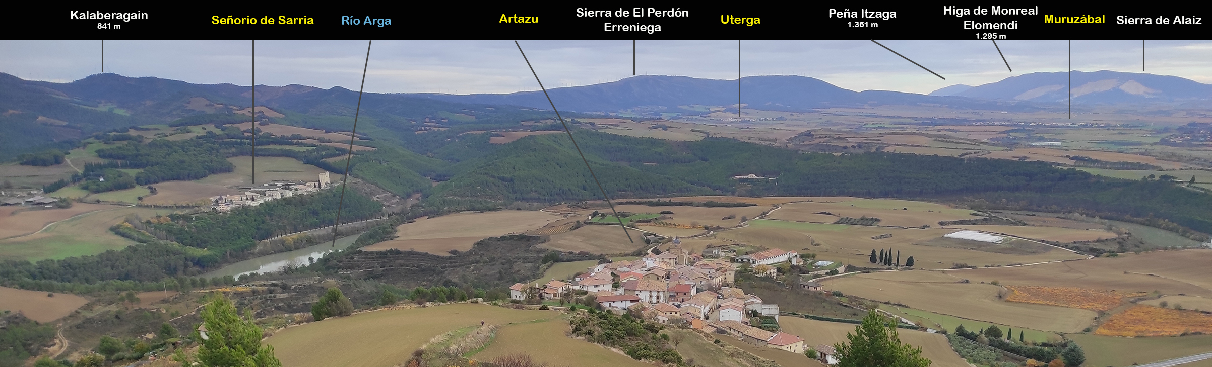 Desde la ermita de Santa Cruz de Artazu