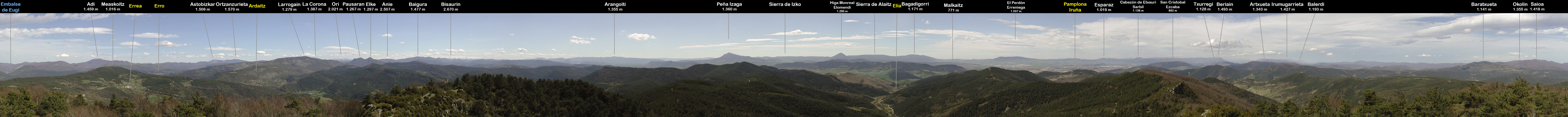 Desde la cima del monte Lakarri