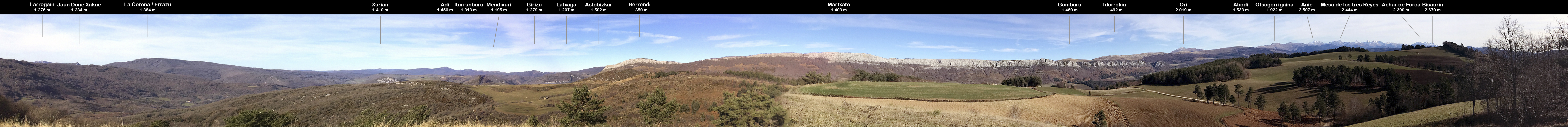 Desde Ugatrina / Ugatrinatik. Abaurrepea / Abaurrea baja