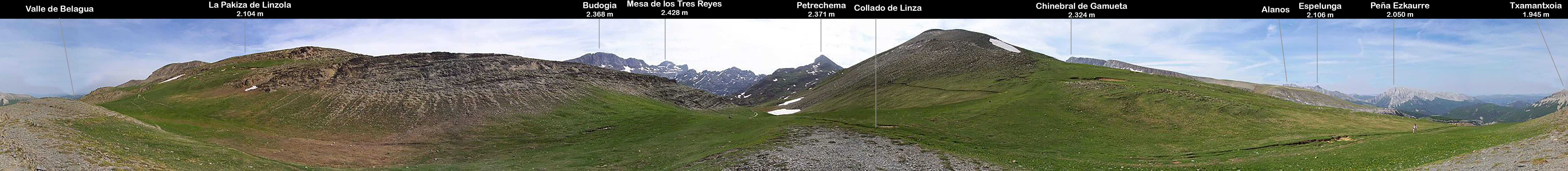 Collado de Linza. Zuriza